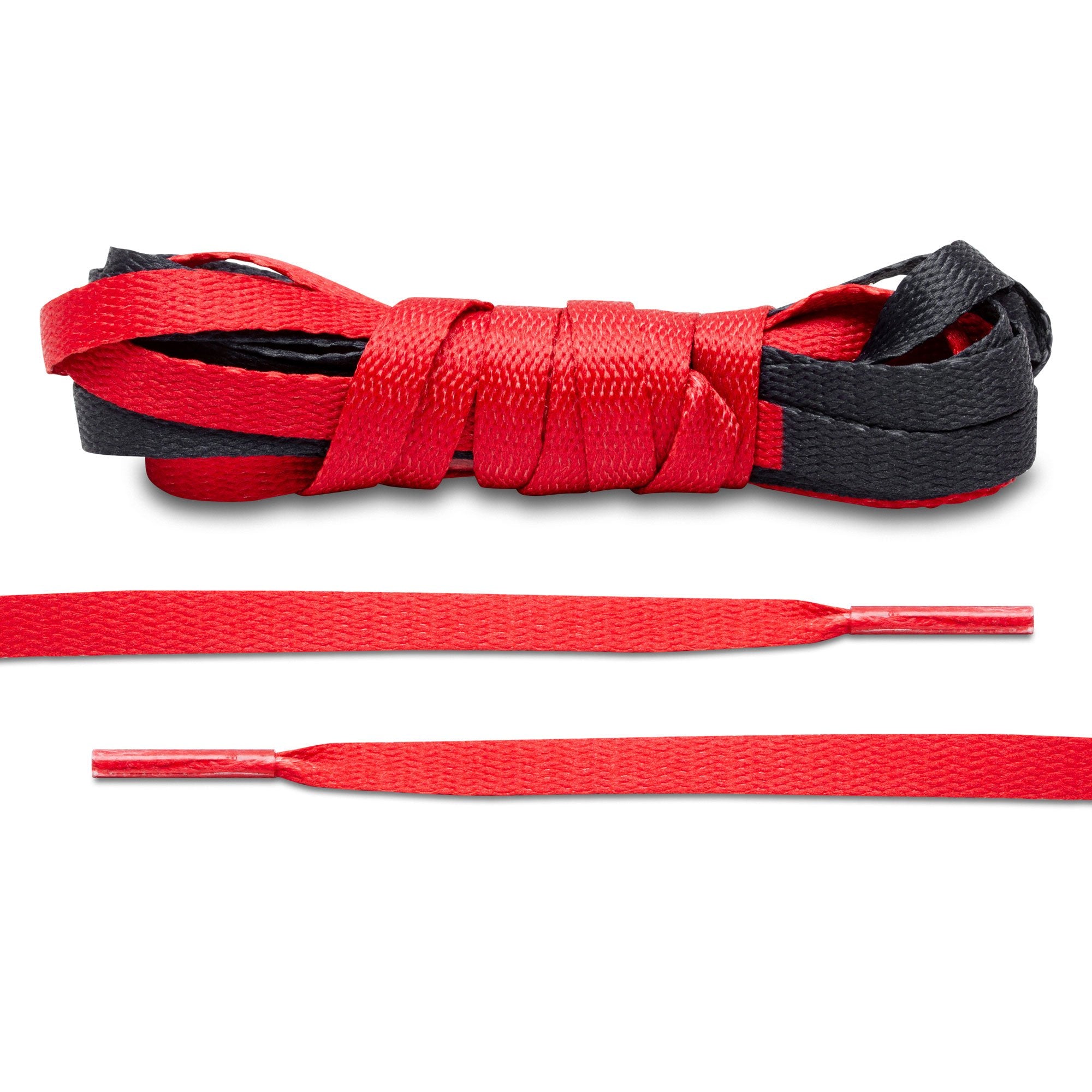 Red Shoelaces | Rope Shoelaces | Stretchy Shoelaces - Lace Kings